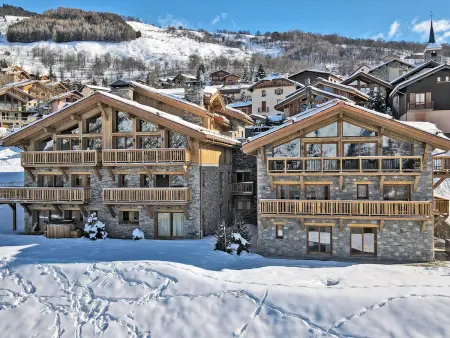 Appartement de standing, 8 pers, 3 chambres, balcon, cheminée, au cœur de Saint Martin de Belleville - Photo 1