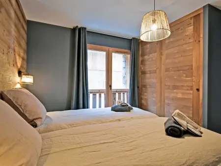Appartement de standing, 8 pers, 3 chambres, balcon, cheminée, au cœur de Saint Martin de Belleville - Photo 13