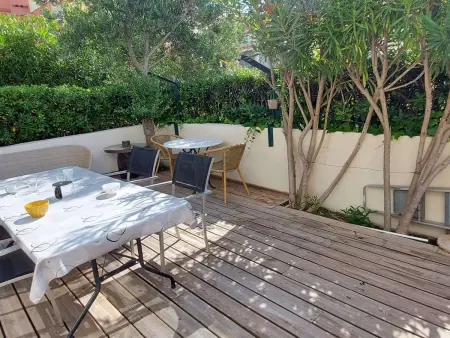 Appartement climatisé 3 pièces, 6 pers, terrasse, BBQ, parking privé, à 100 m de la plage - Photo 1