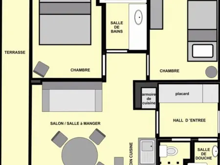 3 pièces skis aux pieds à Saint-Jean-d'Aulps, Appartement 6 personnes à Saint Jean d'Aulps - Photo 10