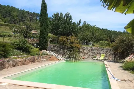 Kleines Steinhaus in Chambonas / Les Cades, Maison en Pierre en France avec Piscine & Vignes - Photo 2