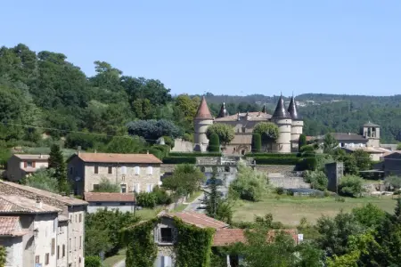 Kleines Steinhaus in Chambonas / Les Cades, Maison en Pierre en France avec Piscine & Vignes - Photo 9