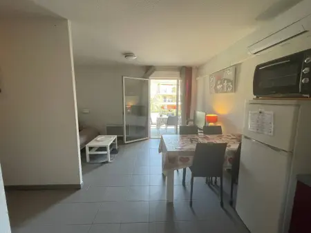 Appartement 2P/Cabine à Argelès-sur-Mer – Piscine chauffée, parking privé, clim, terrasse, proche mer - Photo 6