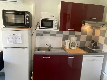 Appartement 2P/Cabine à Argelès-sur-Mer – Piscine chauffée, parking privé, clim, terrasse, proche mer - Photo 9