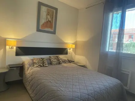 Appartement 2P/Cabine à Argelès-sur-Mer – Piscine chauffée, parking privé, clim, terrasse, proche mer - Photo 10