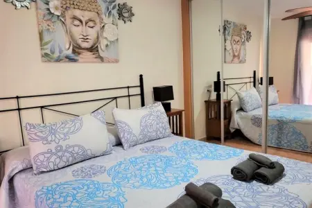 Bajo con terraza y acceso directo a piscina comunitaria, Appartement à Vera Playa près de la plage - Photo 18