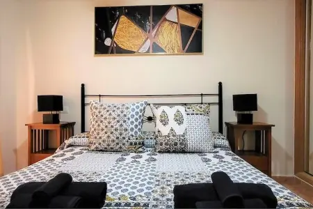Bajo con terraza jardín y piscina privada, Appartement avec piscine près de la plage de Garrucha - Photo 16