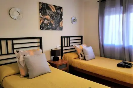 Bajo con terraza jardín y piscina privada, Appartement avec piscine près de la plage de Garrucha - Photo 18