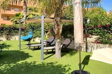 Bajo con terraza jardín y piscina privada, Appartement avec piscine près de la plage de Garrucha - Photo 27