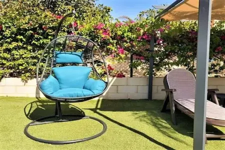 Bajo con terraza jardín y piscina privada, Appartement avec piscine près de la plage de Garrucha - Photo 33