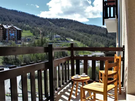 Appartement cosy à Risoul 1850, 3 pièces, 6 couchages, proche pistes et commerces, balcon ensoleillé - Photo 12