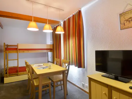 Studio chaleureux au centre, vue pistes, animaux acceptés - Photo 1