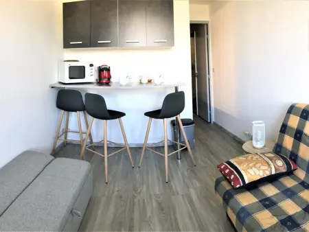 Studio rénové skis aux pieds, accès piscine, Appartement 2 personnes à Le Corbier - Photo 4
