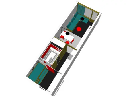 Studio rénové, ski aux pieds, balcon, 5 pers, Arcs 1800 - Photo 11