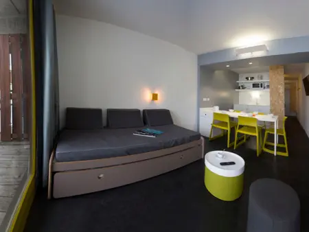 Studio rénové, accès direct pistes, calme, Appartement 5 personnes à Les Arcs 2000 - Photo 6