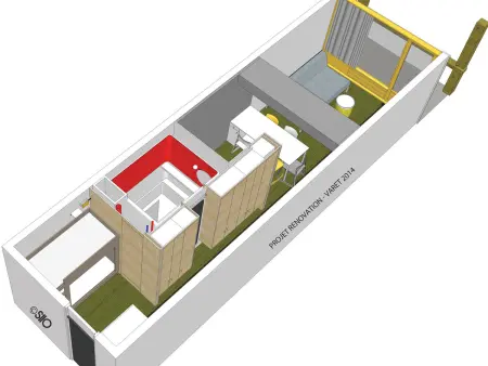 Studio rénové, accès direct pistes, calme, Appartement 5 personnes à Les Arcs 2000 - Photo 10
