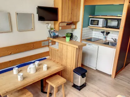 Studio mezzanine proche des pistes avec balcon et Wifi - Photo 1