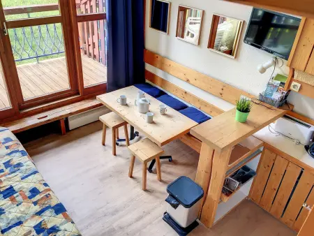 Studio mezzanine proche des pistes avec balcon et Wifi - Photo 3
