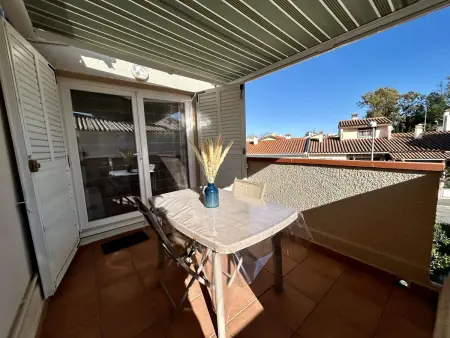 Appartement 2 pièces mezzanine climatisé avec terrasse - 450m de la plage, parking inclus, Saint Cyprien - Photo 9