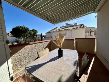 Appartement 2 pièces mezzanine climatisé avec terrasse - 450m de la plage, parking inclus, Saint Cyprien - Photo 12