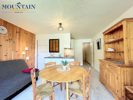 Studio chaleureux, skis aux pieds, balcon sud avec vue pistes - Photo 1