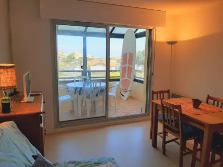 Studio cabine avec piscine et tennis, Capbreton, Appartement 4 personnes à Capbreton - Photo 4