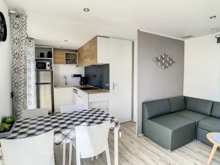 Mobil-home Grand Confort 4 pers: piscine chauffée, près de la plage, parking inclus - Photo 2