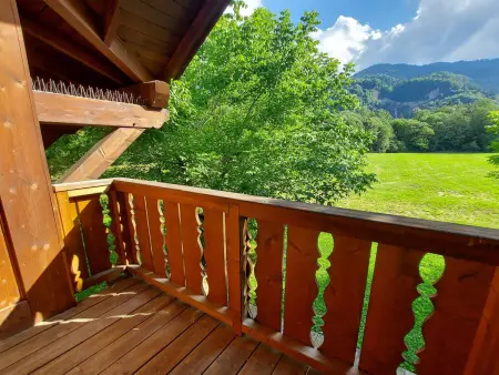Chalet 3 chambres avec piscine et parking à Samoëns - Photo 12
