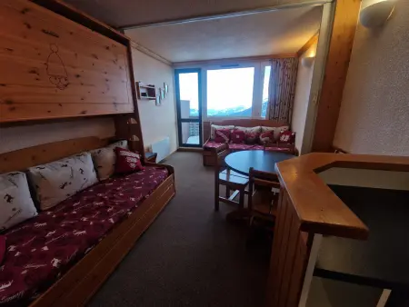 Studio divisible fonctionnel skis aux pieds avec vue Mont Blanc - Photo 2