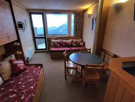 Studio divisible fonctionnel skis aux pieds avec vue Mont Blanc - Photo 3