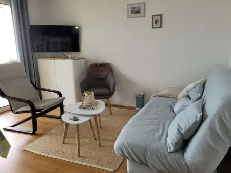 Appartement cosy face mer avec balcon et parking privé - Photo 7
