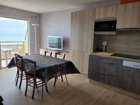 Appartement en bord de mer avec balcon, 2 chambres, parking et Wi-Fi, pour 6 personnes à Merlimont - Photo 9