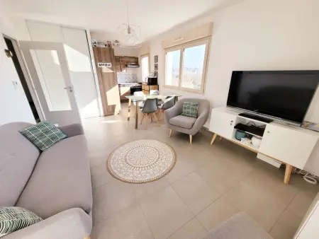 Appartement lumineux 2 chambres à Wimereux, proche plage, avec garage et Wi-Fi - Photo 3