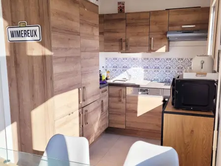 Appartement lumineux 2 chambres à Wimereux, proche plage, avec garage et Wi-Fi - Photo 4