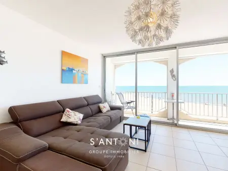 Grau d'Agde : Appartement 3 pièces en bord de mer - Photo 1