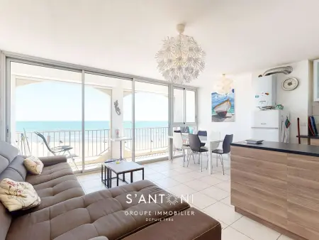 Grau d'Agde : Appartement 3 pièces en bord de mer - Photo 2