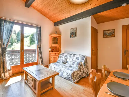 T3 40m² Calme - 6 pers, Proche Navette, Balcon, TV, Lave-vaisselle, Parking - Les Gets - Photo 4
