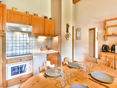 T3 40m² Calme - 6 pers, Proche Navette, Balcon, TV, Lave-vaisselle, Parking - Les Gets - Photo 6