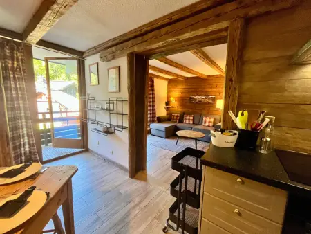 Joli T3 cosy à Morillon 1100, balcon, proche pistes - Photo 4