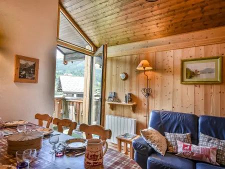 Duplex cosy T2 à proximité des pistes avec parking - 6 pers - La Turche, Les Gets - Photo 1