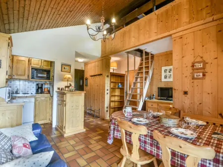 Duplex cosy T2 à proximité des pistes avec parking - 6 pers - La Turche, Les Gets - Photo 2