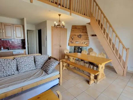 Duplex 8pers avec Balcon Sud, Cheminée, WIFI Gratuit - Animaux admis - Parking & Ménage en option - Photo 2