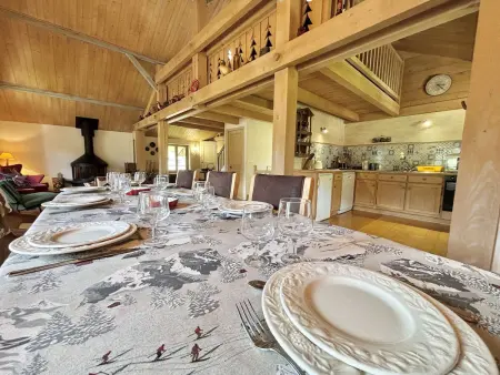 Appartement de 5 pièces à Praz-sur-Arly avec cheminée, mezzanine et parking - 8 pers - Photo 3