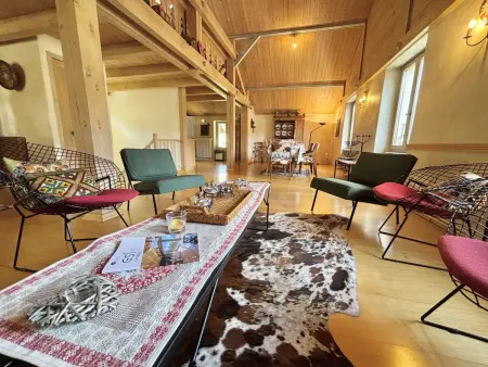 Appartement de 5 pièces à Praz-sur-Arly avec cheminée, mezzanine et parking - 8 pers - Photo 4