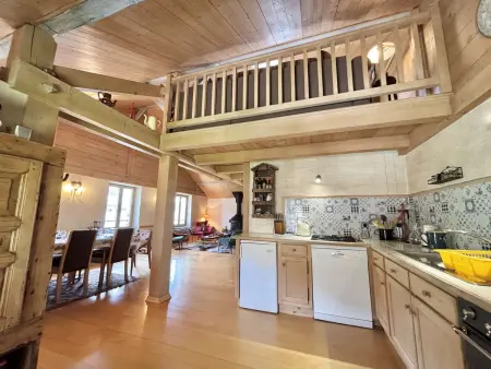 Appartement de 5 pièces à Praz-sur-Arly avec cheminée, mezzanine et parking - 8 pers - Photo 6