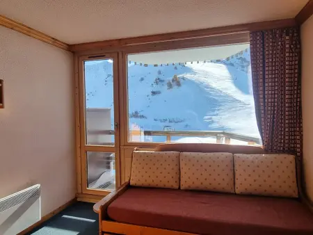 Studio divisible  Au pied des pistes  Balcon vue sur pistes - Photo 1