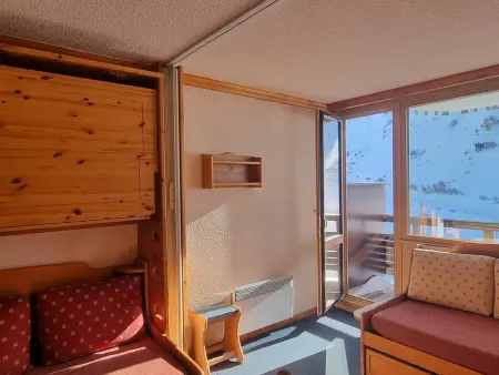 Studio divisible  Au pied des pistes  Balcon vue sur pistes - Photo 2