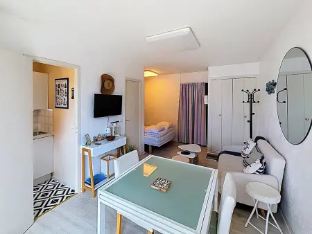 Studio Cabine 4 Pers, Front de Mer, Balcon Sud, Parking Privé, Vélos Inclus, Aucun Animal Autorisé - Photo 1