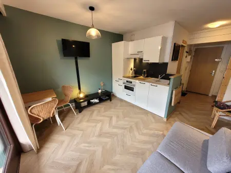 Studio rénové, centre des Gets, balcon ensoleillé - Photo 1