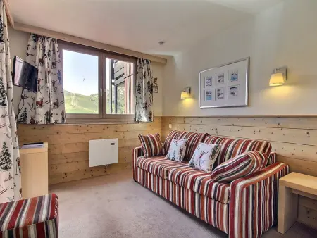 Grand studio cabine sud avec balcon - 4 pers, Appartement 4 personnes à Belle Plagne - Photo 1